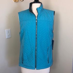 NWT Karen Scott Quilted Vest